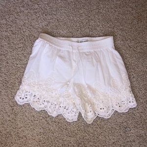 Imperial Star White Flowy Shorts